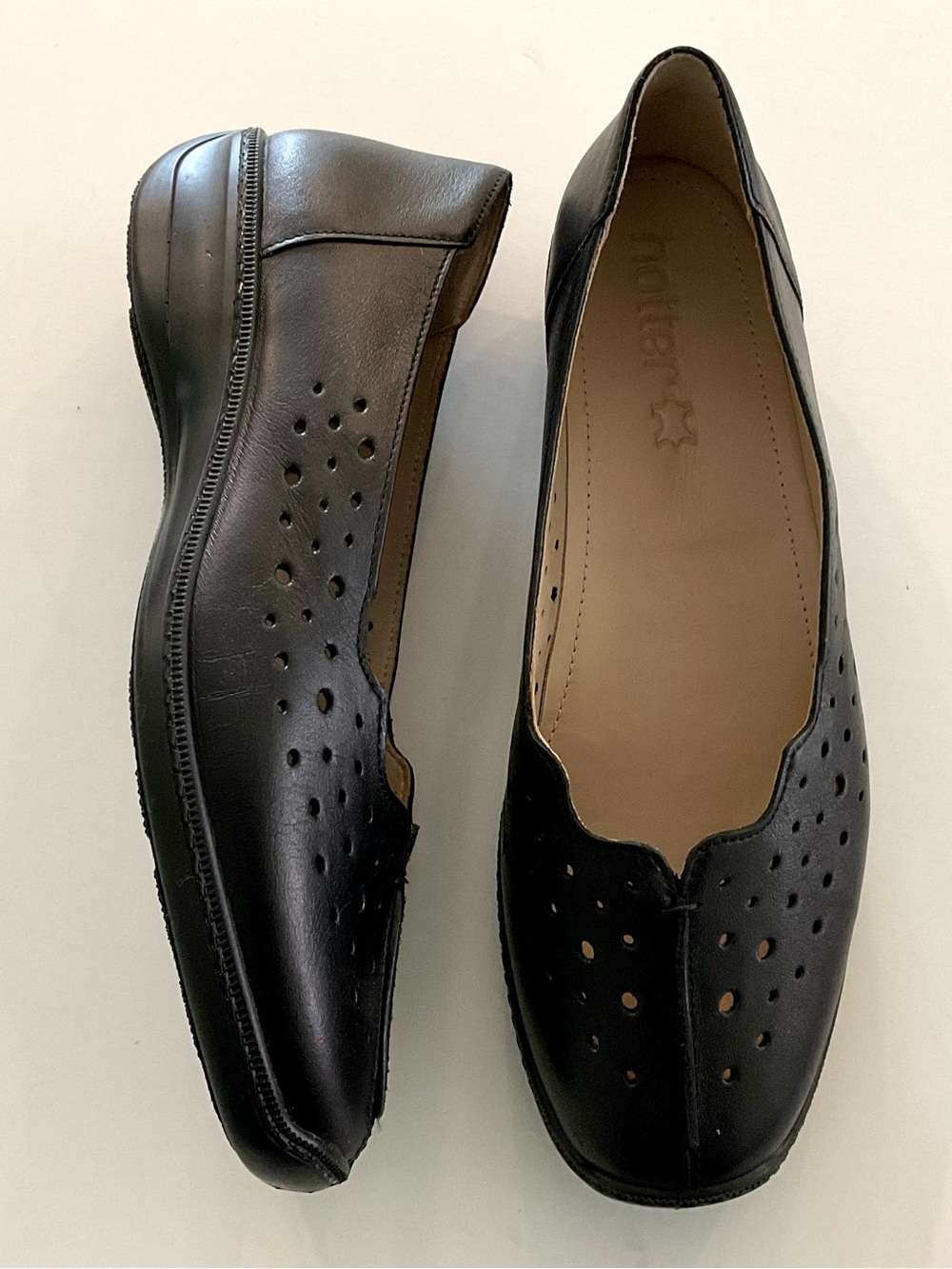 Hotter Zoe  Loafers Black Size 10 NWOT